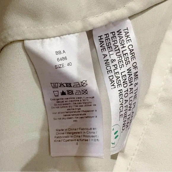 Ganni Yellow Green Point Collar Checked Long Sleeve Mini Dress Size 8 NWT - Picture 9 of 10